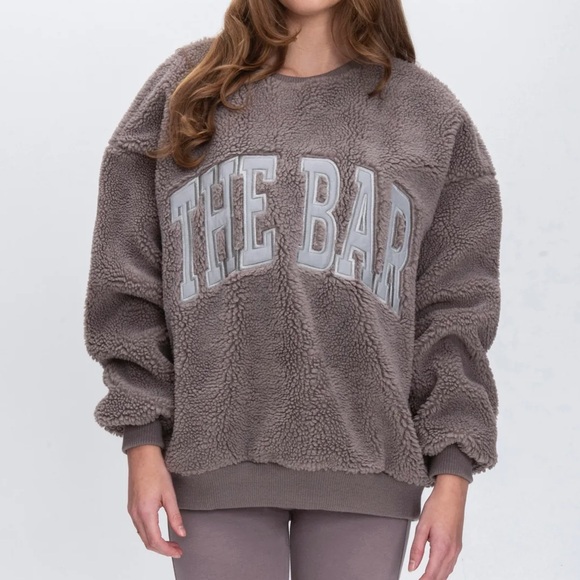 The Bar Tops - THE BAR | NWT! GIGI SWEATSHIRT CINDER/GREY